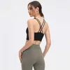 Yoga esportes sutiã fino ginásio roupas mulheres underwear executando fitness workout atlético atlético