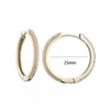 Mafisar 2021 Trendy Copper Zircon Hoop Earrings For Women Girls Big Circle Rainbow Jewelry Best Party Wedding Christmas Gift