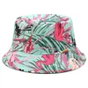 Chapeaux à large bord Feuille Femme Seau Chapeau Hommes Panama 2021 Coton Pêcheur Sun Pêche Bob Noir À La Mode Hip Hop Boonie Cadeau