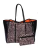 Camouflage Torebka Leopard Duffel Bag Duży Travel Camo Tote Moda Podróży Mama Plaża Torby na zakupy Organizacja magazynowa JJE10406