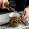 tazza di stampa leopardo