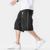 Bolubao mannen lange lading shorts mannelijke zomer elastische heup baggy korte plus size grote losse grote 210518