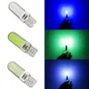 50PCS 12LED W5W T10 194 168 COB LED Parkering Bulb Auto Wedge Clearance Lamp kiseldioxid Ljus Licens Lighlampor