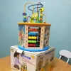 2 кг Монтессори, деревянный подарок для раннего детства, детские цветные головоломки для познания, обучение математике, образовательные игрушки1087187