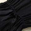 Summer Pants Suit 2 Piece Set Women Designers Fashion Short Sleeve Striped Blouse+Trousers Office Lady Black Outfit 210601