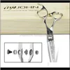 John Professional Hairdressing Japan Vg10 Damascus For Right Hand 60 Inch Wooden Case Pack Barber Shears Be37V Hair P4Vjz