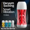 NXY MEN Masturbators My9Colors Man Onani Cup Touch In Soft Real Feel Masturbator Vakuum Sugande 20 Frekvens Vibrationer Sexleksaker För Män 1202