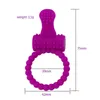 NXY Cockrings Penis Ring Cock Stretchy Intense Clit Stimulation Silicone Tongue Vibrator sex Toys for Couple Adults Products Delay 1214