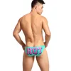 Partihandel Underbyxor Polyester Mäns Briefs Gullig Tecknad S Seobean Male Inner Wear Gay Letter Pattern Mix Colors 10108 10109