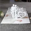 (10 Stück/Los) 3D-Pop-Up-Hochzeitseinladungskarte, Bräutigam, mit Ringen, individuell gestaltet IC062