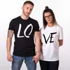 M. Mme Couple T-shirt pour amoureux mari femme vêtements harajuku vêtements assortis femmes lettre amour camisetas verano mujer été x0628