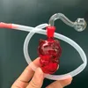 TOP qualité Mini chat mignon détachable brûleur à mazout Bong conduites d'eau avec 10mm mâle brûleur à mazout tuyau main taille portable mini bong