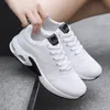 Damesschoenen Herfst 2021 Nieuwe Ademend Soft-Soled Loopschoenen Koreaans Casual Luchtkussen Sportschoen Dames PM138