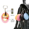 120db forma de ovo auto defesa alarme keychain girl women protege alerta de segurança pessoal alarmes sistema de fábrica