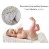 Kuddefödd Baby Sova Anti Spit Milk Crib CUT Positionering Wedge Anti-reflux kudde bomullsplatta matta