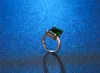 Cluster Rings Lady Ring Vrouw Natuurlijk Emerald Wedding Verjaardag Geschenk verloving EDWI22