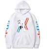 Darling In The Franxx Sweat à capuche Mode Zero Two Imprimer Pulls amples Casaul Tops Y0729