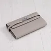 Plånböcker trendig läder plånbok kvinnlig lång sektion första lager kohud koppling väska litchee mönster mode