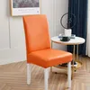 modern orange chair