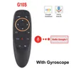 G10 G10S PRO Ses Uzaktan Kumanda 2.4G Kablosuz Hava Fare Gyroskope IR Android TV Kutusu için IR Öğrenme HK1 H96 Max X96 Mini