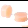 330 мм 2PCS SILE Plugs Tunnels Серьевые сеса рассеянные растяжки для ушей.