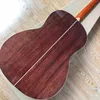 Anpassad hög kvalitet OOO15 All Solid Wood Acoustic Guitar Ebony Fingerboard och Bridge Support OEM Logo