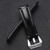 Bandklocka Tillbehör 20 22 24 26mm Cow Leather Strap Armband med PIN -spänne för Panerai Pam 441 359 Series Chain345D