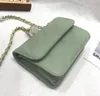 Classique luxe femmes et filles sac à bandoulière bandoulière shopping rose blanc noir vert chaîne tofu mode vente chaude