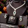 Brincos colar conjuntos de jóias missvikki luxo lindo conjunto feminino casamento brilhante noivado alta qualidade entrega gota 2021 pug8j
