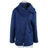 Plus Size 5XL Women Autumn Winter Clothes Warm Fleece Jacket Slant Zipper Collared Coat Lady Clothing Female 210607