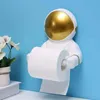 Uchwyty papieru toaletowego praktyczne i kreatywne uchwyt na tkankę astronauty 2 kolory do wyboru odpowiednie dla domu w akademiku mogą pomieścić TOWE243K