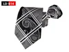 Promoção 2 Pcs Gravatas Homens 8cm Paisley Poliéster Zipper Gravata Fácil de Puxar Manta De Nó 50cm Longo Dot Lazer Acessório