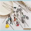 Bijoux de cheveux de mariagetophanqi 12 Pcs/Lot mélange aléatoire épingle à cheveux épingles à cheveux chinois pour femmes filles Boho Vintage Aessories femme bijoux coiffure St