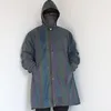 Hommes et femmes équitation imperméable long coloré réfléchissant mâle femelle grande taille Trench Coat manteaux pour hommes