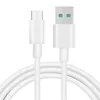 Cable USB Tipo C de carga súper rápida para Samsung S20 S9 S8 Xiaomi Huawei P30 Pro Cable de carga de teléfono móvil BLCAK