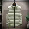 Mäns Down Vest Vinter Varm Vit Anka Down Puffy Padded Waistcoat Fashionable Vindtät Tjock Jacka Outwear Man Kläder Y1103