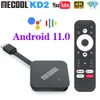 MECOOL KD2 TVBOX Android 11 Google Certified Smart TV Stick Amlogic S905Y4 4GB 32GB DDR4 4K 2.4G 5G WIFI BT AV1 DONGLE