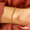 Gliederkette Miami Cuban Neckalce für Damen Edelstahl Gold gefüllt Curban Armband gestapelt Schmuck 3 5 7 9 11mm283d8492094