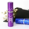 7colors 5ml Perfume Butterfly Drill Point Aluminum Tube Packing Travel Perfume Empty Bottle Essential Oils Diffusers Fragrance