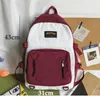 Outdoor Bags Large Student Backpack Women School For Teenage Girls Casual College Bagpack Oxford Solid High Back Pack Female 2022