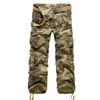 Pantalon de jogging de poche en coton, grande taille, pantalon militaire pour hommes, ample et confortable, pantalon cargo pour hommes X0621