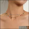 Colgantes colgantes Jewelrypendant Collares Cruz coreana Amante Corazón Gargantilla Collar Para Mujeres Gótico Minimalista Cadena Boda Joyería Regalo