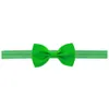 6.5cm mini solid grosgrain ribbon bow elastic FOE headband bowknot headwear wholesale