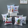 Cartoon Kerstkussens Merry Christmas Decorations Leuke Sneeuwman Sofa Kussen Home Kussenhoezen W-01151