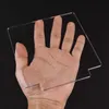 Ferramentas de artesanato 2mm folha acrílica transparente plexiglass com proteção dupla face para sinais de base de luz LED DIY Display 6 pcs2635