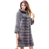 女性の秋と冬の個人化された毛皮のコート販売中の模倣211207
