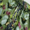 Summer Flowy Print Woman Pant Za 2021 Green Floral High Waist Vintage Long Pants Casual Elastic Waist Pocket Chic Women Pants Q0801