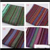 Kleidung Bekleidung Drop Lieferung 2021 Ethnische Druck Afrikanische Baumwolle Leinen DIY Handgemachte Nähen Stoff Für Sofa Taschen Kleid Home Decor tischdecke 1