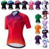 Racingjackor Weimostar Red Cycling Jersey Women High Quality Clothing Tops Pro Team Bike Mountain Cykelskjorta Ropa Ciclismo