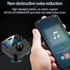 車の MP3 プレーヤー Bluetooth FM トランスミッター USB QC3.0 急速充電器タイプ C 急速充電電話ユニバーサル自動充電